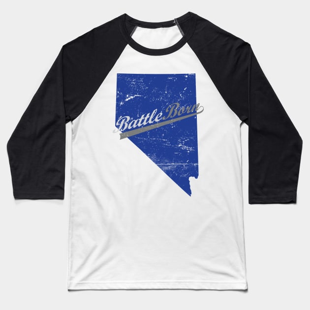 Battle Born Nevada state pride Baseball T-Shirt by driph